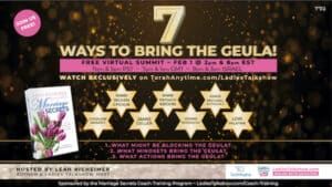 7 Ways to Bring The Geula Summit