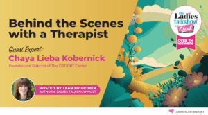 Behind the scenes with a therapist
